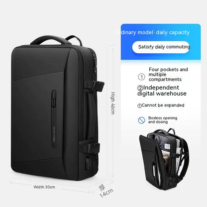 Men's Large Capacity Backpack for Business Trips