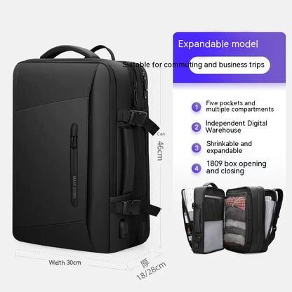 Men's Large Capacity Backpack for Business Trips