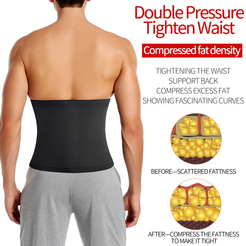 Men's Sauna Body Shaper Waist Trainer Slimming Belt