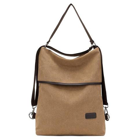 Canvas Women's Bag - Versatile Crossbody Backpack