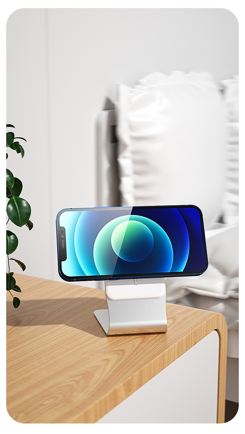 Wireless Charging Desktop Stand for Mobile Phones