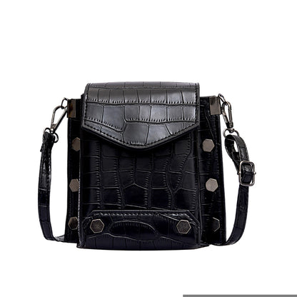 Spring 2019 Crocodile Pattern Crossbody Bag for Women