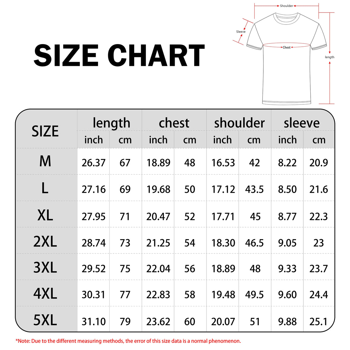 Men's Casual Crew Neck Rose Print T-Shirt (Regular/Oversize)